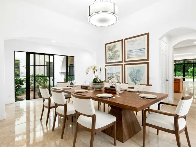 Virtually Staged Dining Room