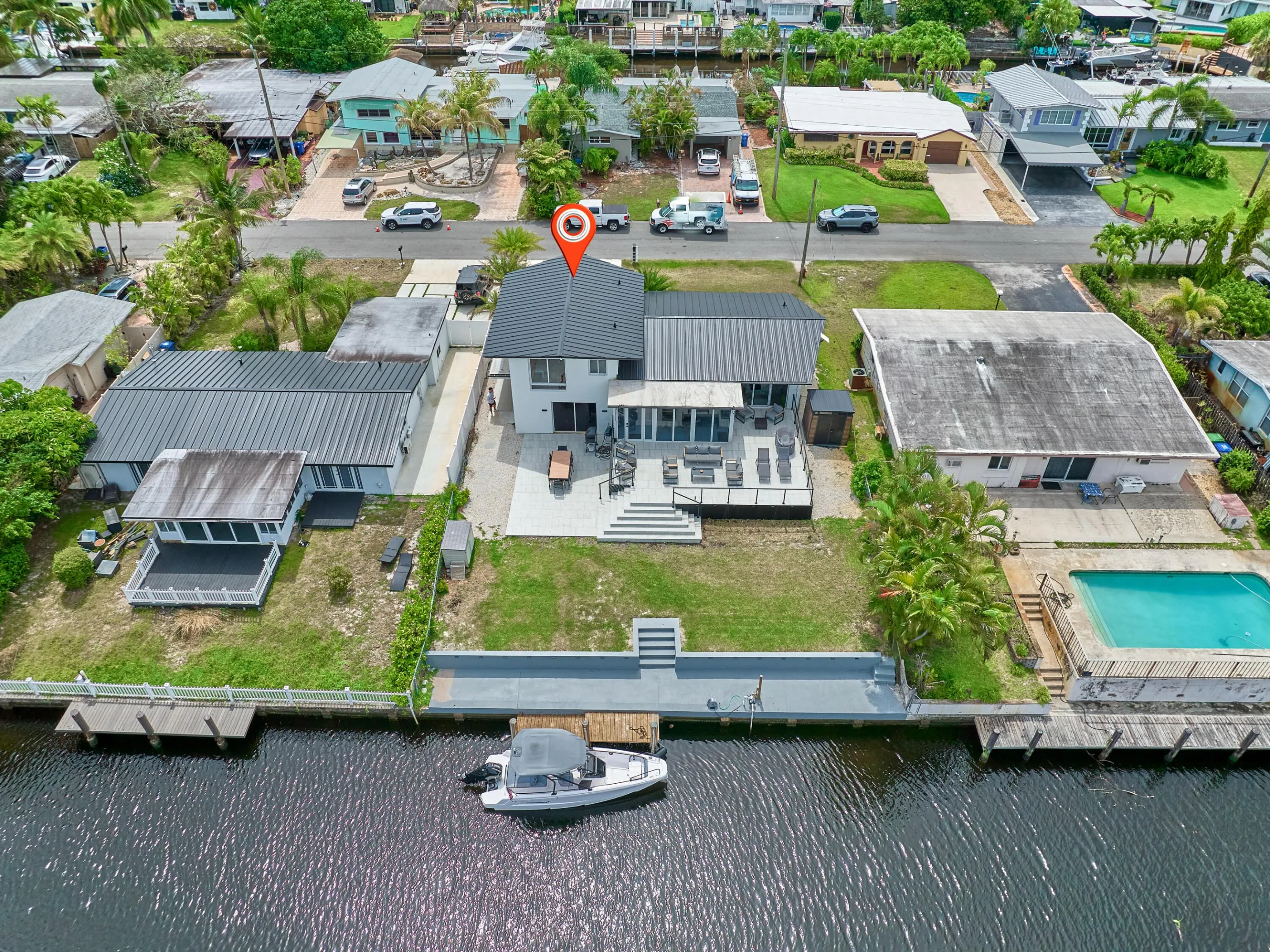 (36) Aerial w Boat Slip