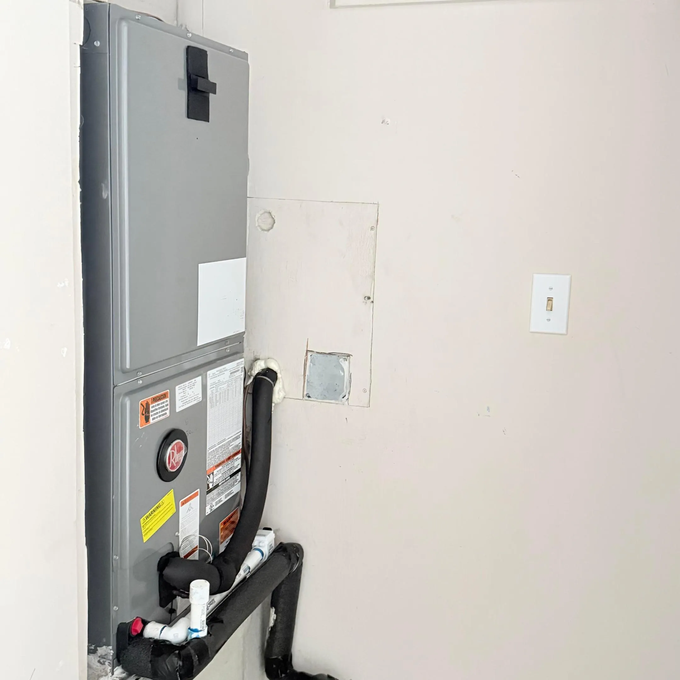 AC Unit in Screened Porch