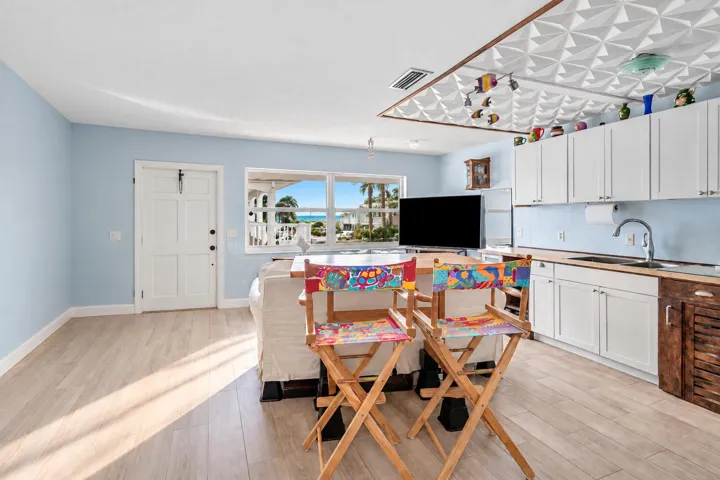 Bright Coastal Living Room with Ocean Vi