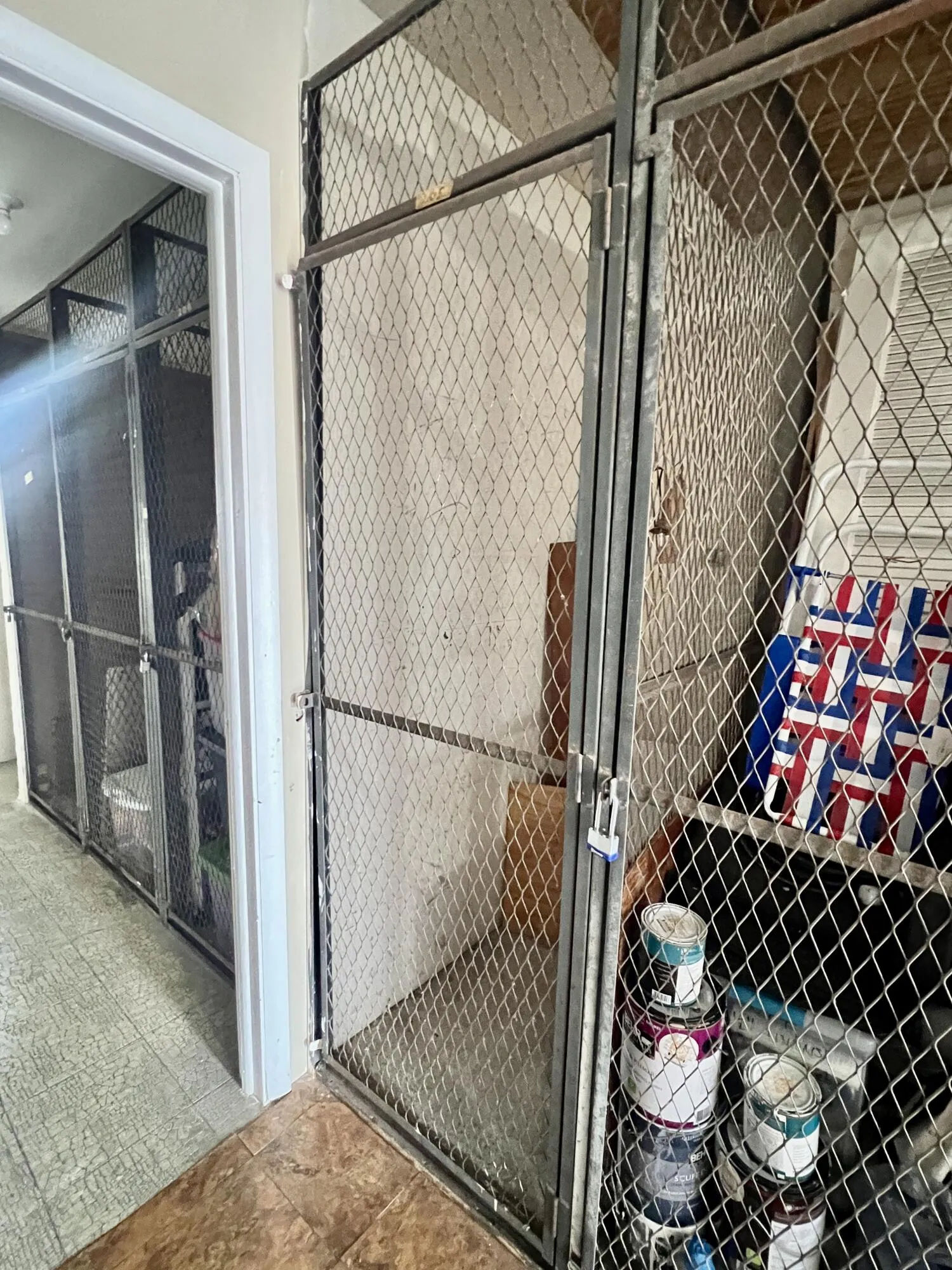Each unit has a designated storage unit