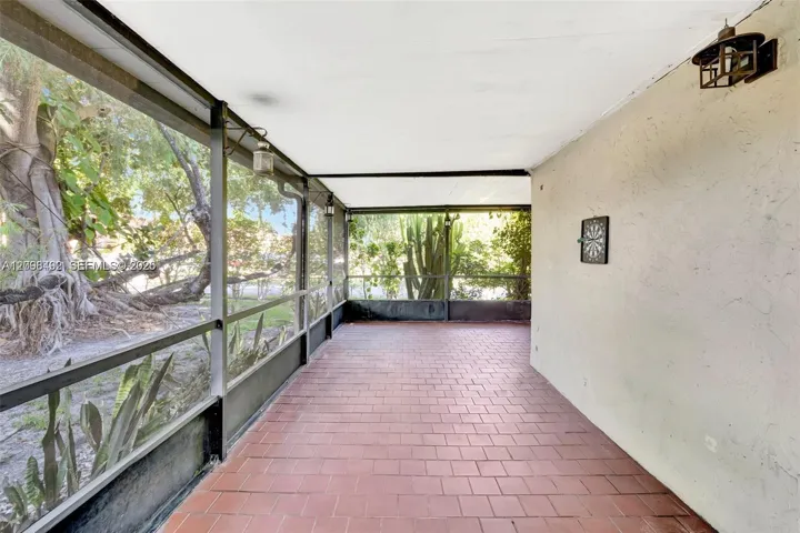 Wrap around screened porch