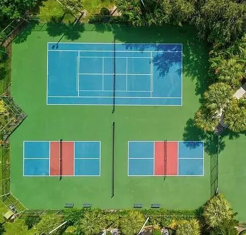 Tennis and pickleball courts