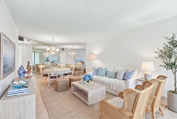 Living Room AI staged