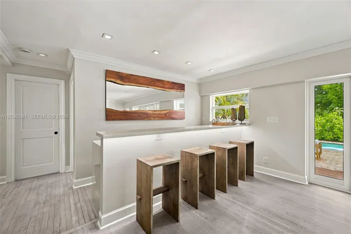 Bar with Sink and Refrigerator