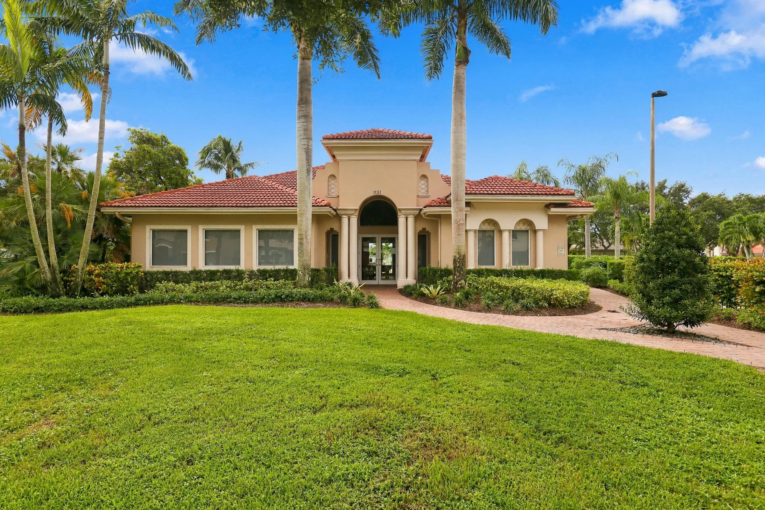 The gated community of Borgata sits in central Boynton Beach. It offers a beautiful clubhouse, gym, waterfront pool, and playground for the community's enjoyment.