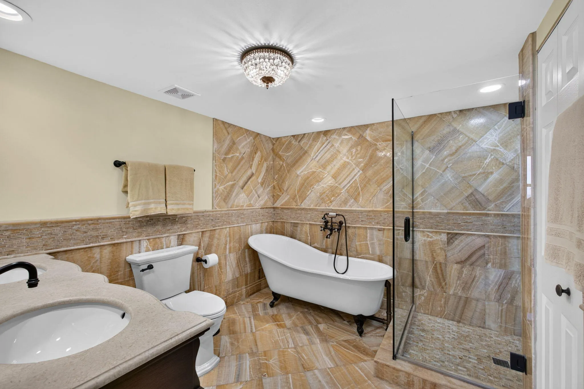 Owners Bath with European Marble