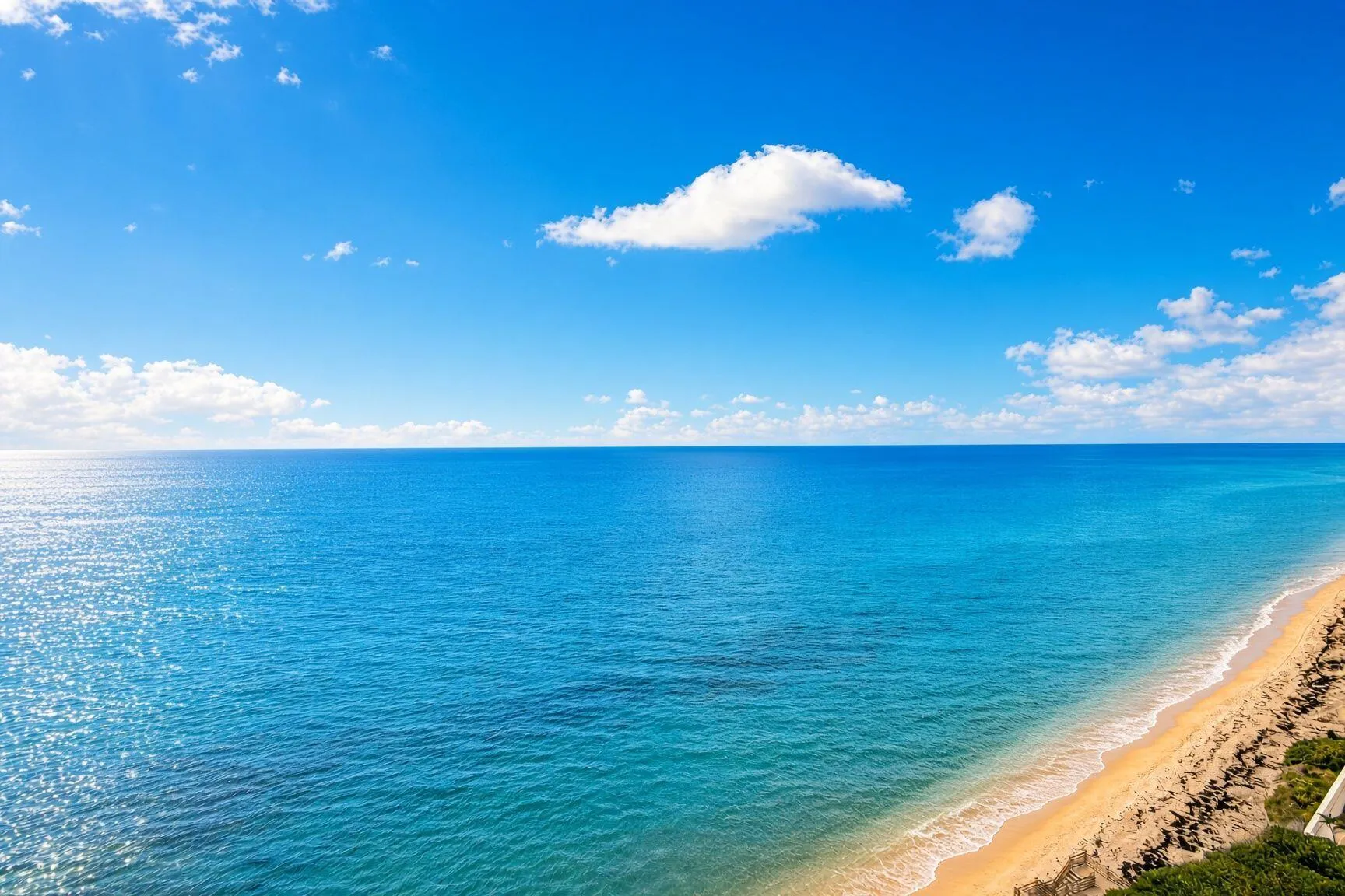 Prestine private beach