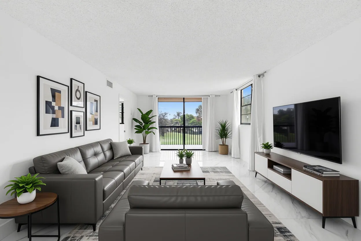 Virtually Staged Living Area