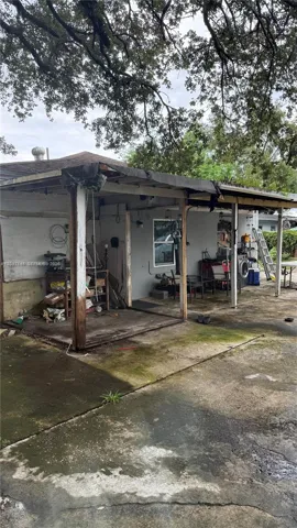 Covered patio