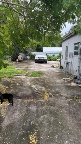 Driveway with plenty of parking