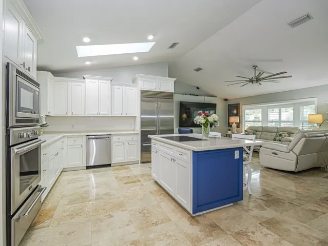 Induction Cooktop and Sub Zero Refridgerator