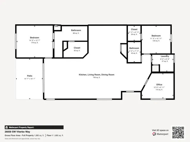 floorplan26059 SW Viterbo Way - Floor 1