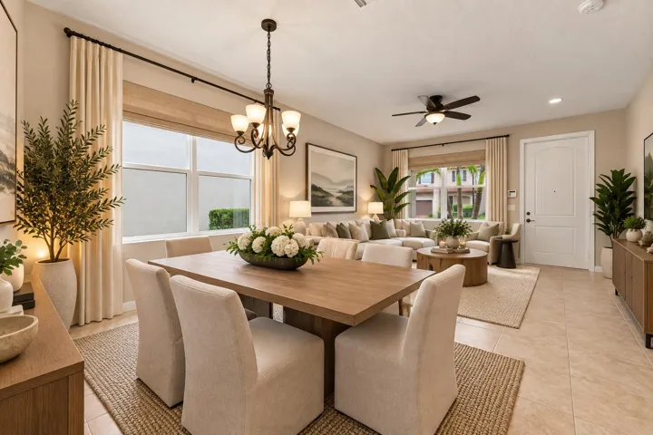living/dining concept