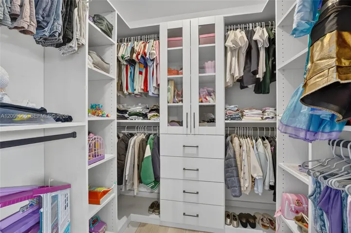 2nd bedroom walk in closet