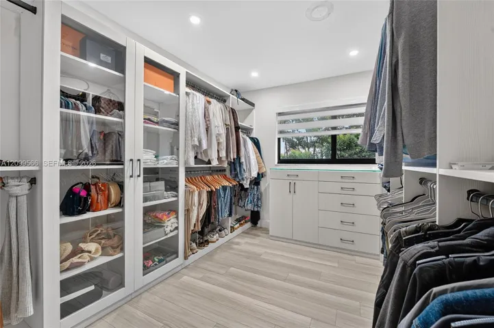 Primary walk in closet