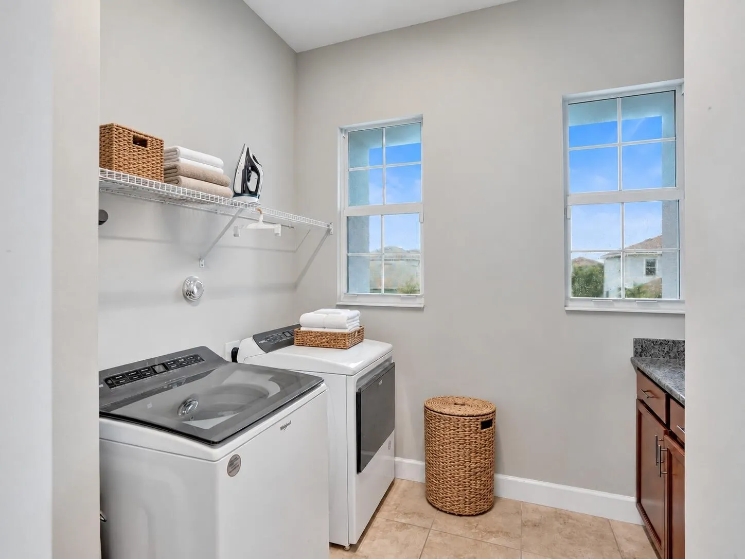 Laundry area