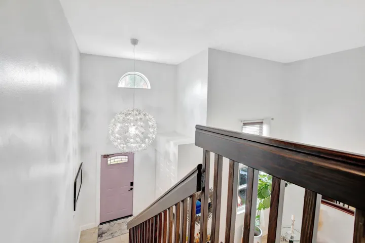 Upstairs & High Ceiling
