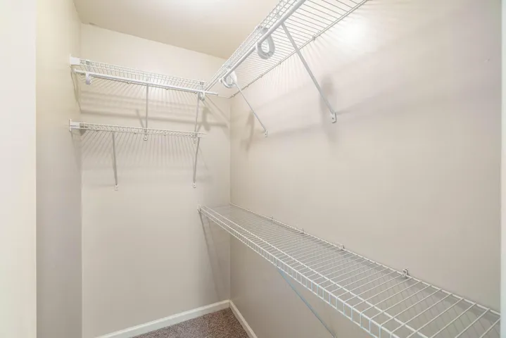 Primary walk in closet