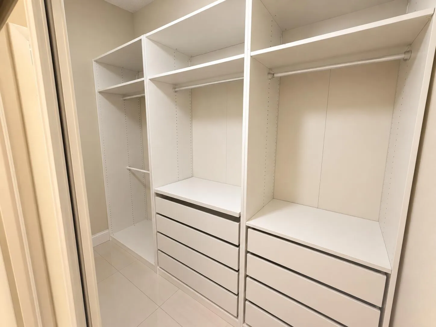 Master bedroom closet