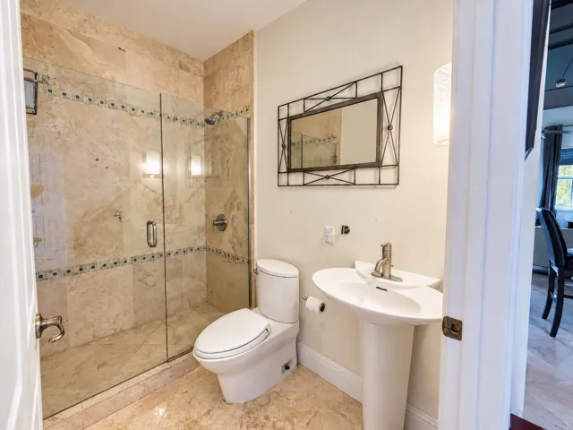 Tidied bathroom with original details pr