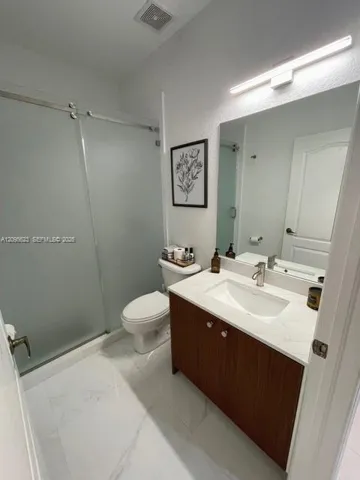 Full bath on the lower level