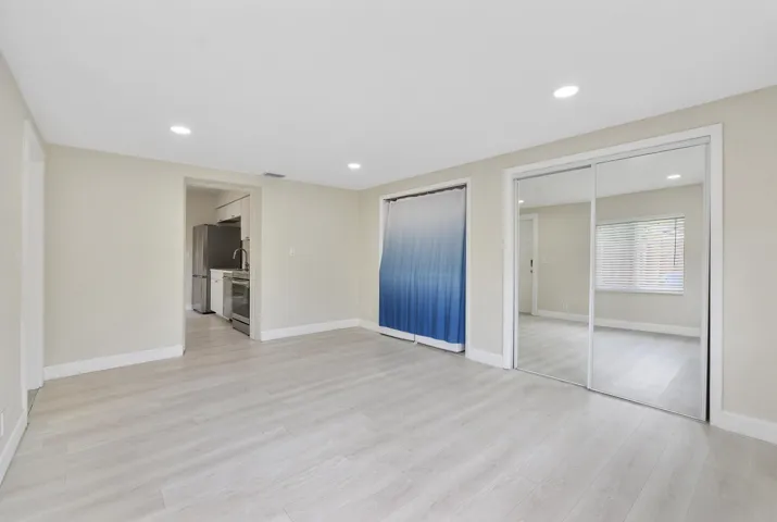 Third bedroom, Family room or in law suite with view of kitchen
