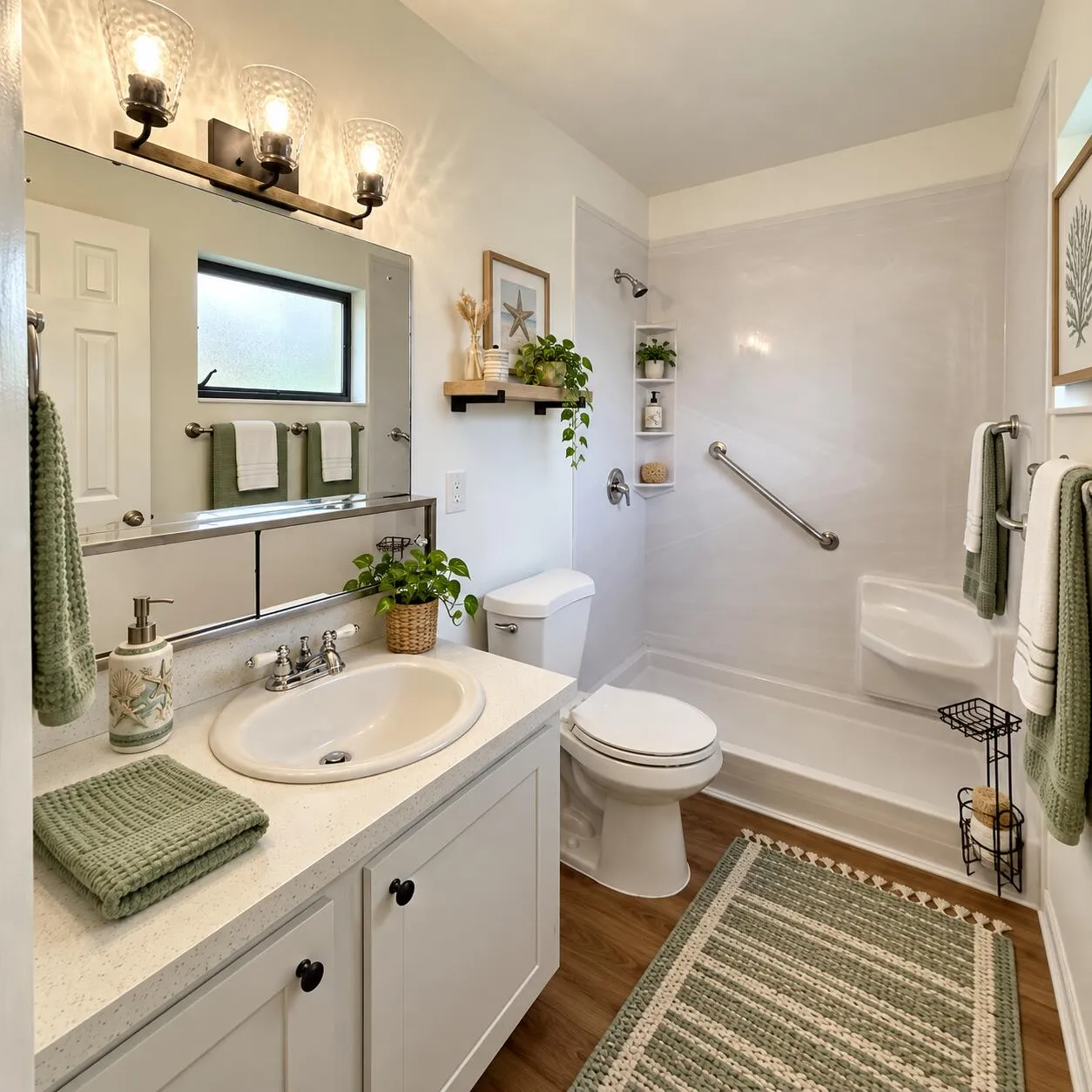 VIRTUALLY STAGED BATHROOM