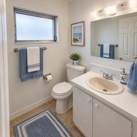 VIRTUALLY STAGED HALF BATH