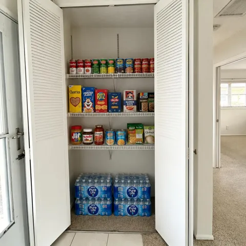 STAGED FOOD PANTRY