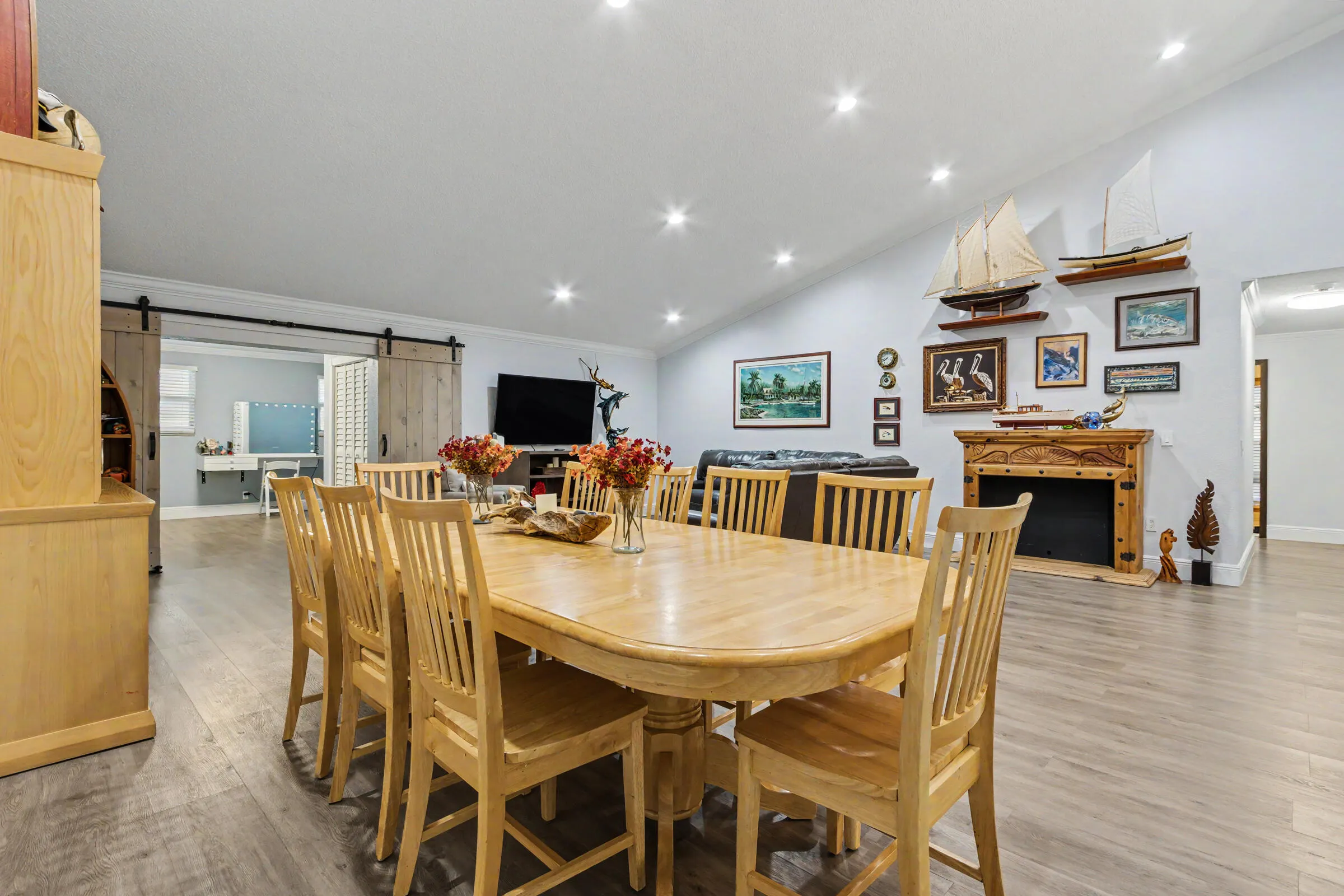 Vaulted ceilings