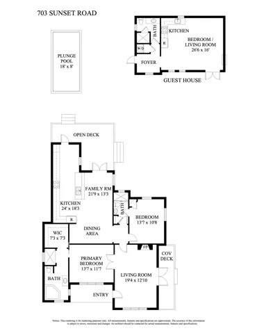 703 SUNSET ROAD floor plan photo