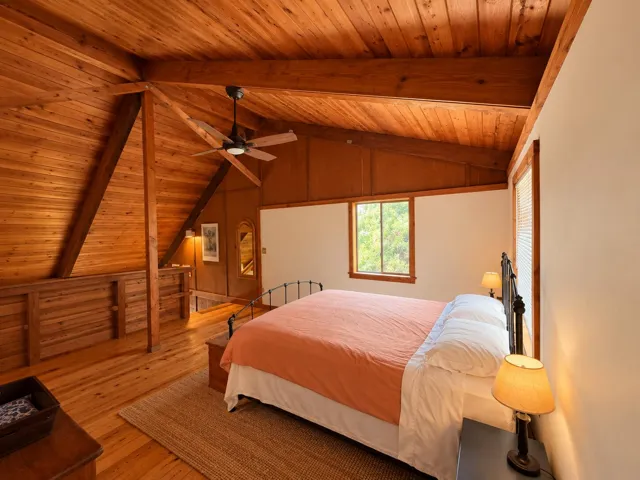 Cozy Rustic Attic Bedroom Loft
