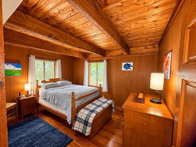 Cozy Rustic Cabin Bedroom-2