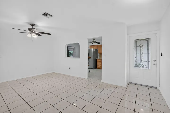 Looking towards front door and Kitchen