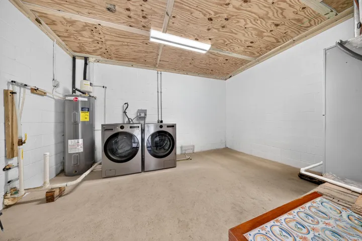 Laundry under house