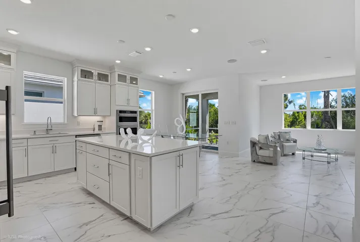 Open concept with all of the bells & whistles