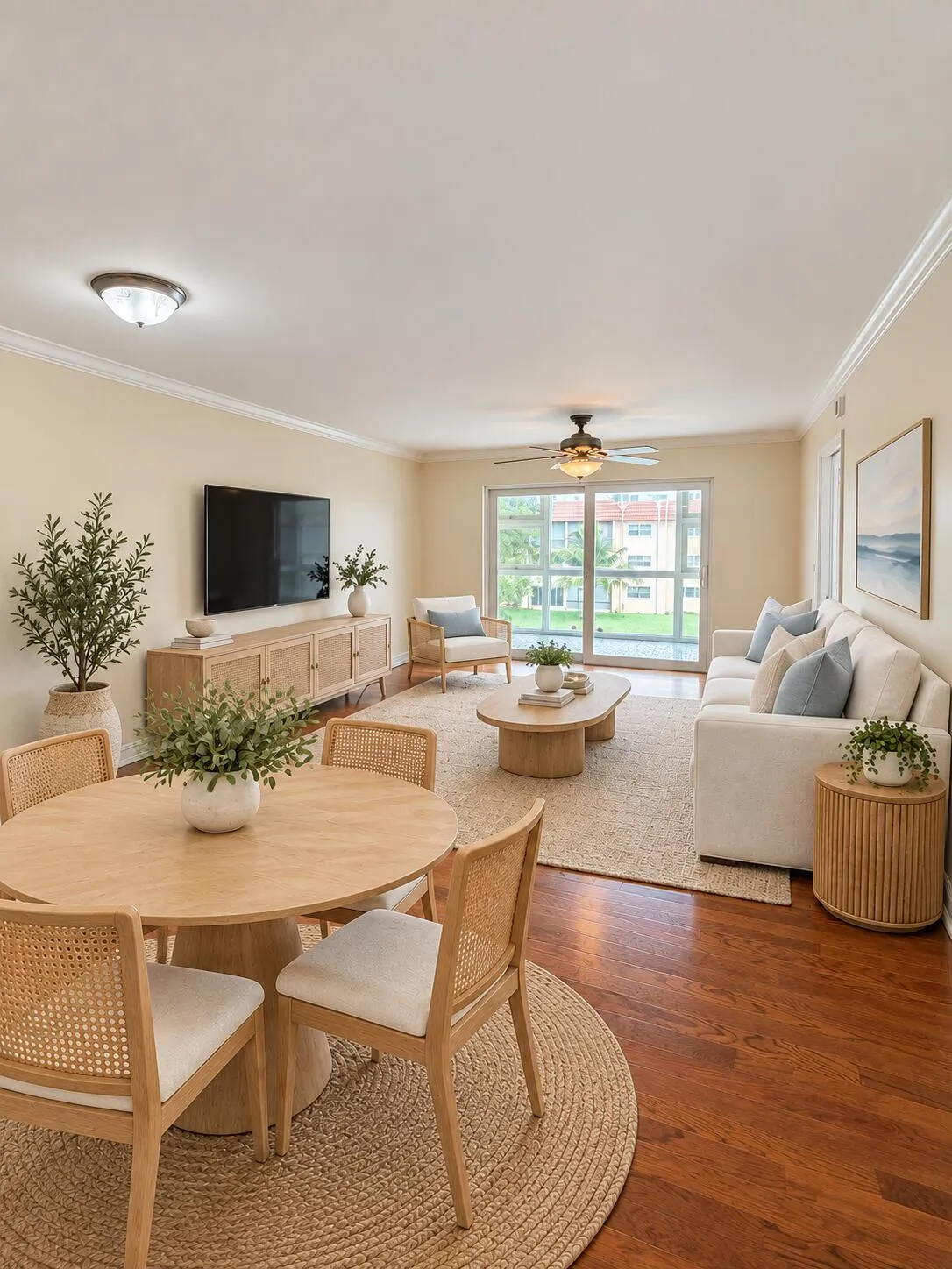 Staged Dining/Living