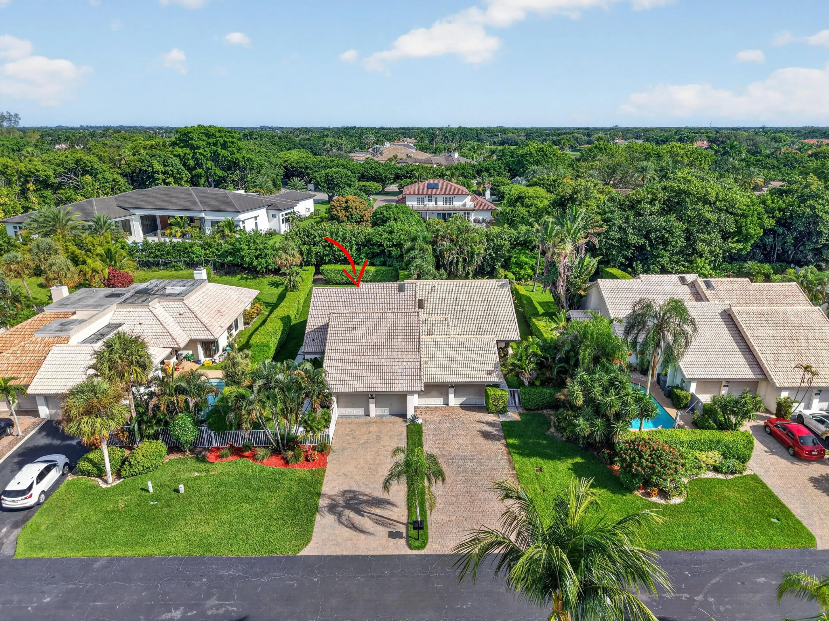 Overhead view