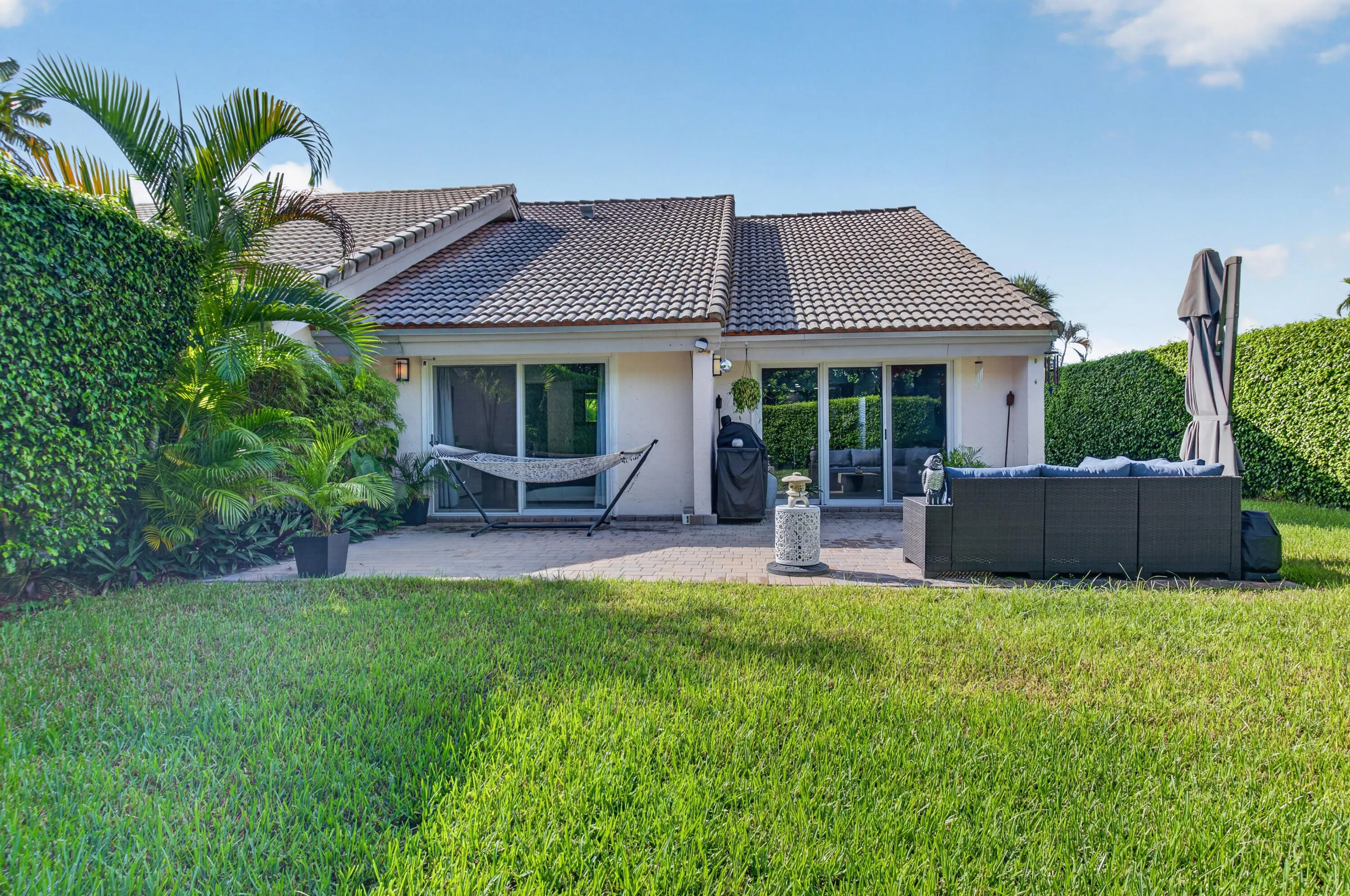 Rear of home