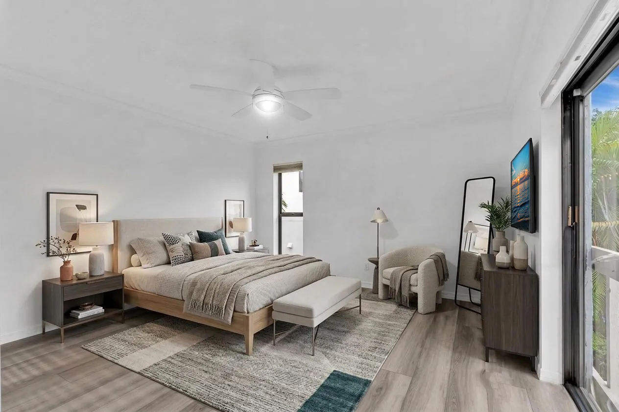 Primary Bedroom Virtually Staged