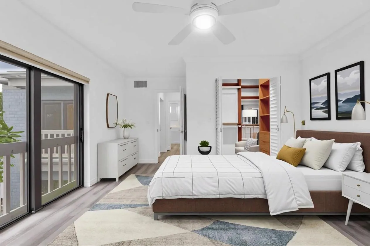 Primary Bedroom Virtually Staged