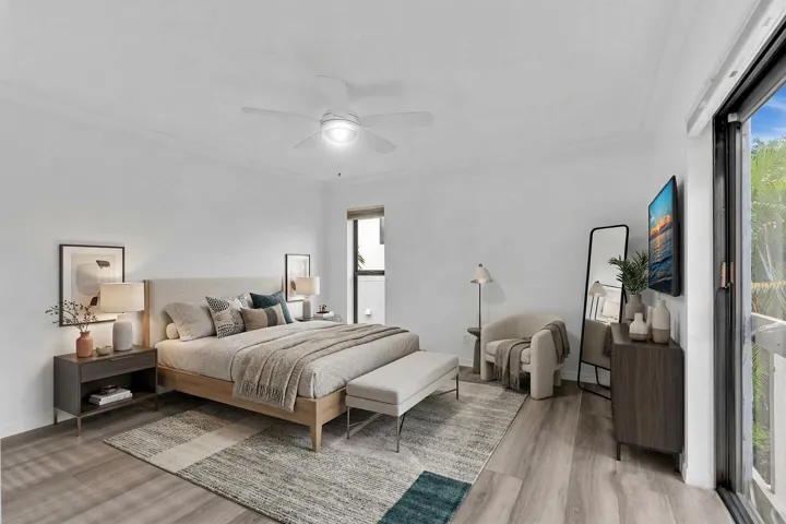 Primary Bedroom Virtually Staged