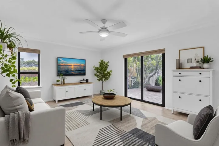 Living Room Virtually Staged