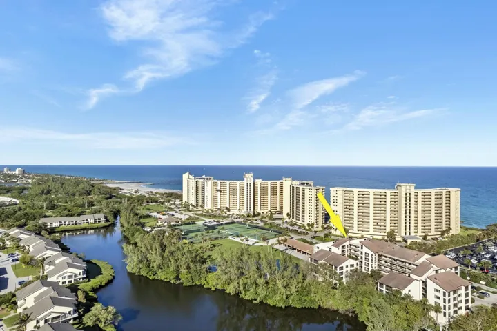 Arial View of 500 Ocean Trail Way location
