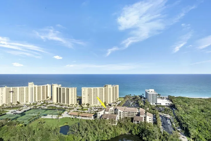 Arial View of 500 Ocean Trail Way location