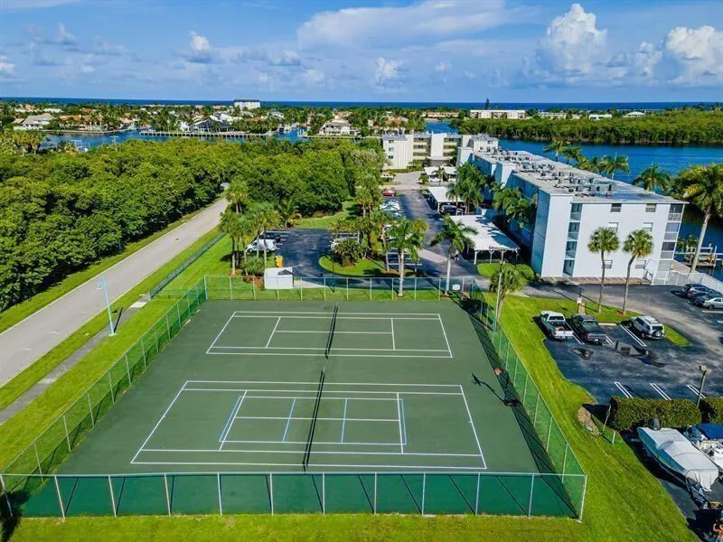 Aerial Tennis Courts