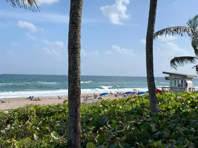 ocean front beach park south view
