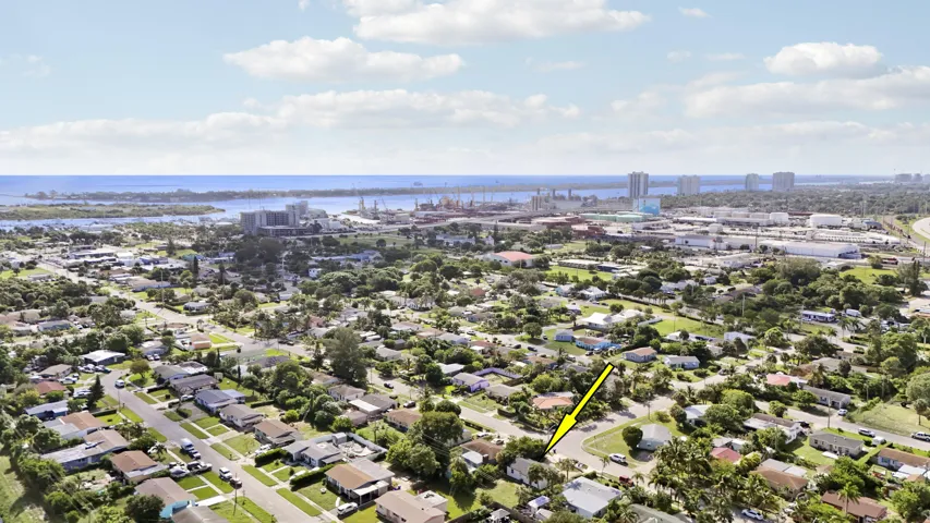 Neighborhood setting with mature trees and established residential properties