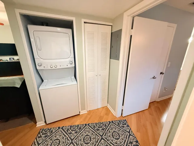 Washer and Dryer inside the condo